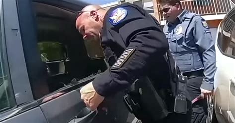 Police Break Window To Save Year Old Boy Trapped Inside Hot Car Thank You Officers