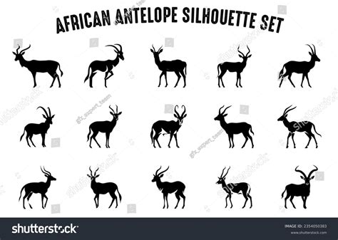 13,345 Antelope Silhouette Images, Stock Photos, 3D objects, & Vectors ...