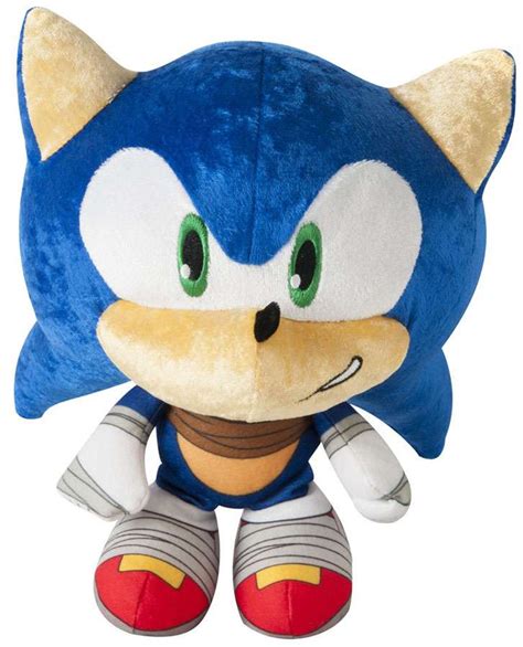 Sonic The Hedgehog Sonic Boom Sonic 8 Big Head Plush Metallic Tomy Inc A59