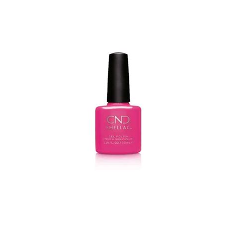 Nailcrazy CND SHELLAC Hot Pop Pink