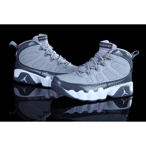 Nike Air Jordan 9 Kids Grey White, Price: $69.00 - New Air Jordan Shoes 2018 - Jordan2U.com