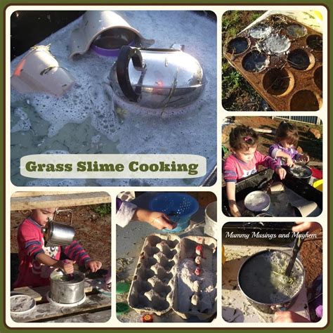 Weekend Wanderings - Grass Slime Cooking & Jobs Outdoors! - The ...