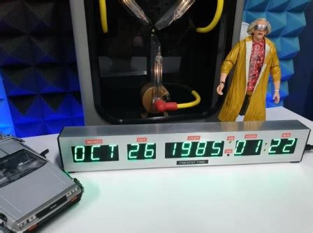 Instructables Back To The Future Time Circuit Clock Arfy Z Tranche