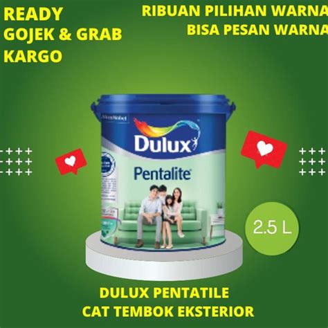 Jual Dulux Pentalite Interior 2 5 Liter Bisa Request Warna Cat Tembok