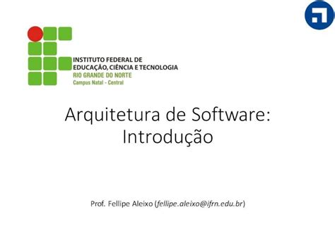 PDF Arquitetura de Software Introdução diatinf ifrn edu brdiatinf