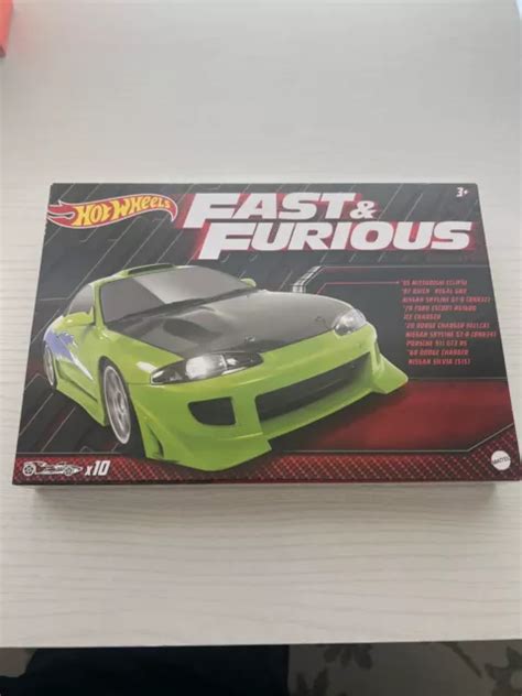 PACK DE Hot Wheels Fast Furious Avec Chargeur Exclusif Nissan Skyline Et Neuf EUR