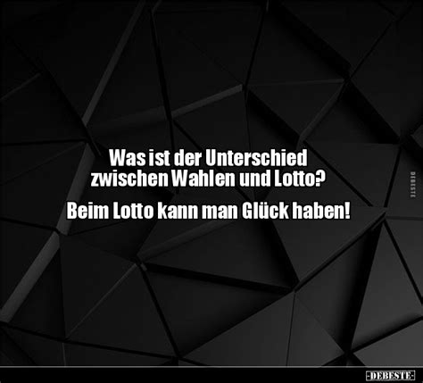 Was Ist Der Unterschied Zwischen Wahlen Und Lotto Beim Lotto Kann Man