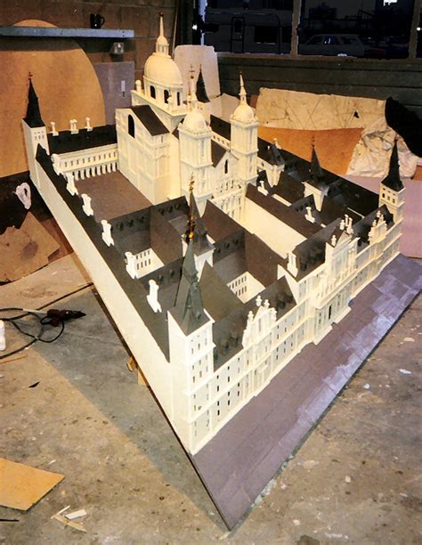 Escorial Palace - false perspective model