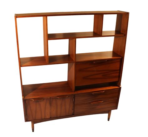 Mid Century Modern Room Divider Bookcase hutch