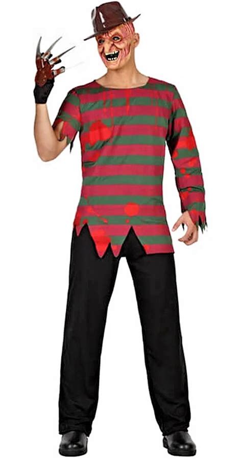 Disfraz De Traje De Freddy Krueger Talla M L Adulto Atosa