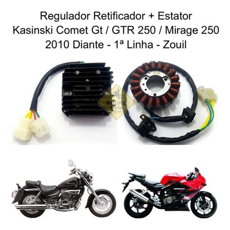 Estator Regulador Retificador Kasinski Comet Gt Mirage 250 Frete grátis