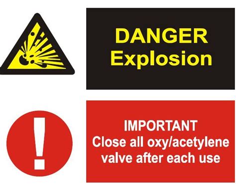 Danger Explosive Safety Sign at best price in Panvel by Dolphin & Co ...