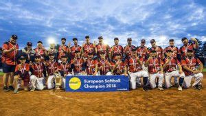 Czech Republic Wins Mens Softball European Title Three Nations