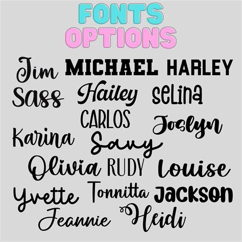 Name Iron On Decal Personalized Iron On Personalized Gifts Custom