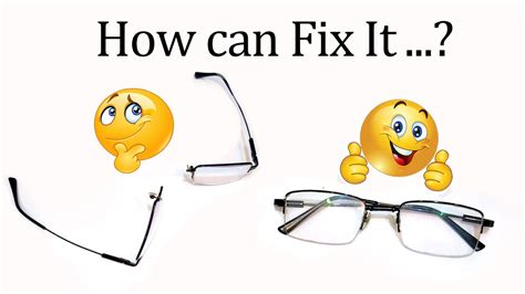 How To Repair Broken Glasses Youtube