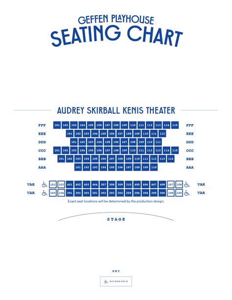 Geffen Playhouse Theater Seating Charts | Geffen Playhouse - Geffen