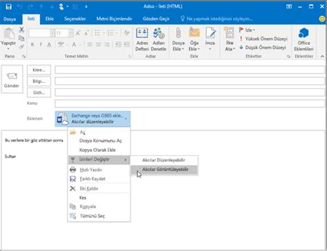 Outlook E Posta Iletilerine Dosya Iliştirme Veya Resim Ekleme Outlook