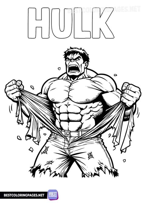 Hulk Coloring Pages