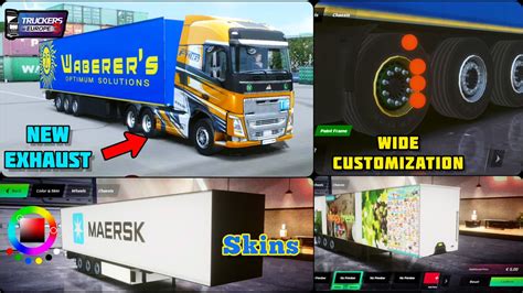 Truckers Of Europe 3 Beta Release Ownable Trailers New Exhaust