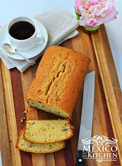 Cream Cheese Pound Cake Panque Mexican Recipes