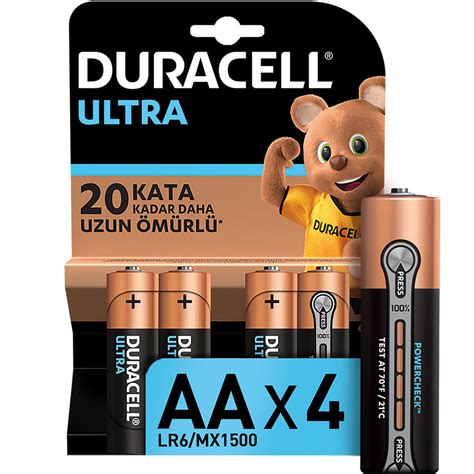 Duracell Alkalin Aa Turbo Kalem Pil L Paket Avansas