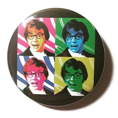 Austin Powers One Xl 225 Pinbadge Magnet Bottle Opener Or