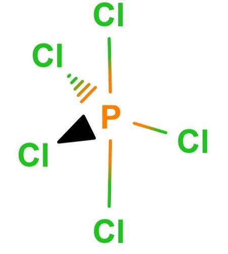 Trigonal Bipyramidal Molecule Bond Angles Shapes Study