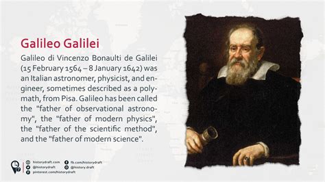 Galileo Galilei Was An Italian Astronomer Physicist And Engineer He