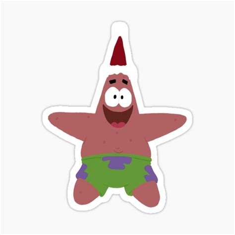 Christmas Tree Star Patrick Sticker For Sale By Vpittore Redbubble