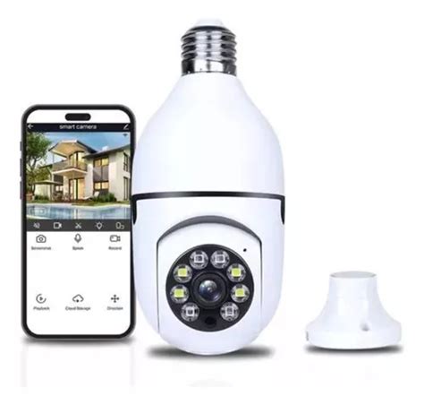 Camera Ip Inteligente Lampada Panoramica Yoosee Wifi E Espiã