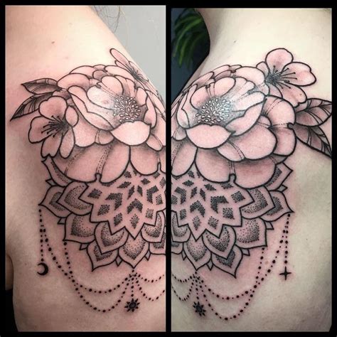 Illustrated Flowers And Dotwork By Rebekkarekkless At Divine Art