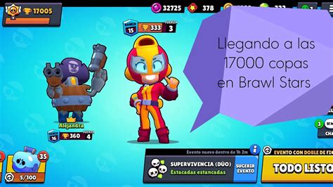 Llegando a las 17000 copas en Brawl Stars Último video del año