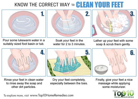 Know The Correct Way To Clean Your Feet Legs And Feet Pinterest