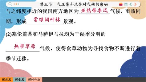 33 气压带和风带对气候的影响课件共95张ppt 21世纪教育网