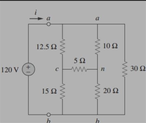 Obtenga La Resistencia Equivalente Rab Para El Circuito De La Figura Y
