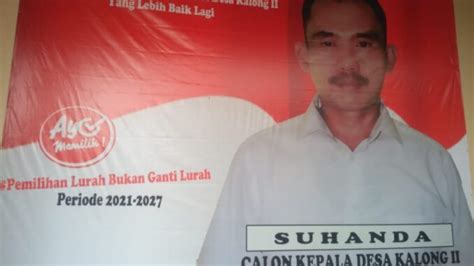 Suhanda Calon Kades Petahana Siap Maju Kembali Untuk Membangun Desa