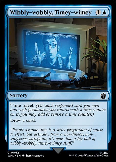 Mtg Doctor Who C Wibbly Wobbly Timey Wimey Ebay