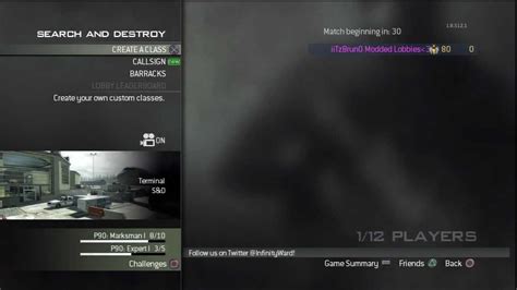 Call Of Duty Modern Warfare 3 Modded Lobby Free PS3 READ DESCRIPTION