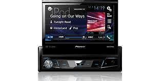 Pioneer Avh X Bt Din Bluetooth Dvd Receiver Flip Out