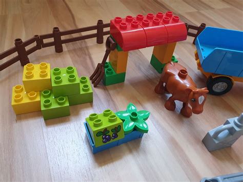 Lego Duplo Bauernhof Traktor Mit Anh Nger Kaufen Auf Ricardo