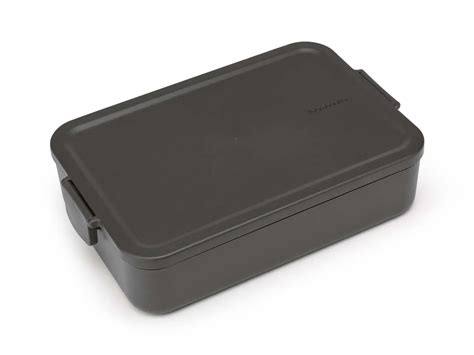 Brabantia Make Take Bento Lunchbox Large Dark Grey Bestel Nu