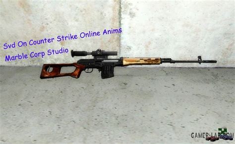 Cso Svd Animations G Sg Counter Strike Condition Zero Weapon