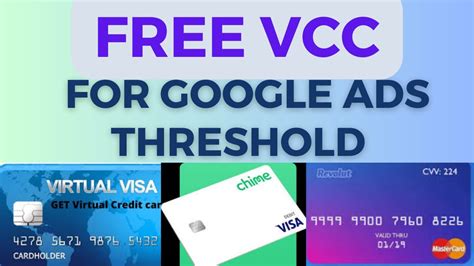 Free Vcc For Google Ads Threshold How To Get Free Vcc New Method