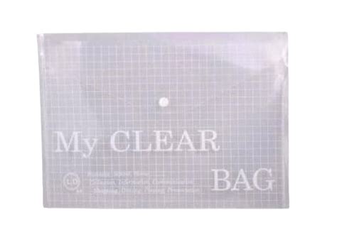 Fis Document Bag My Clear Bag A4 12 Pack Clear Price In Doha Qatar