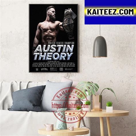 Austin Theory Is United States Champion Art Decor Poster Canvas Kaiteez