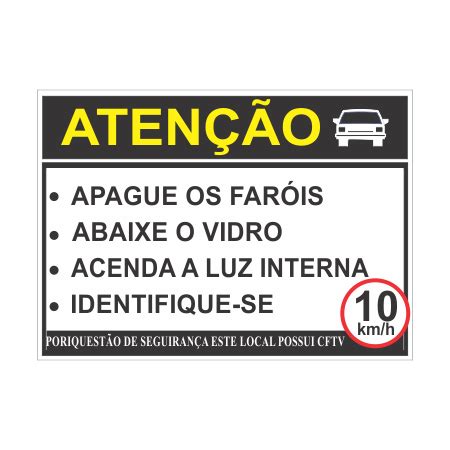 Placas De Sinaliza O Para Condom Nio Brasil Rioplacas