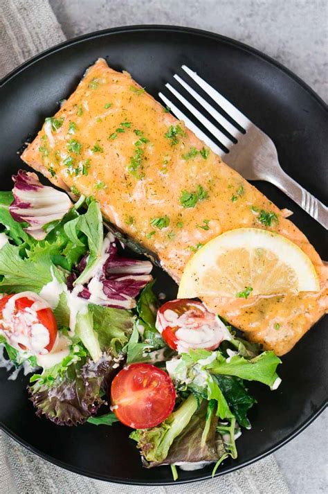 Maple Mustard Salmon Only Minutes Delicious Meets Healthy