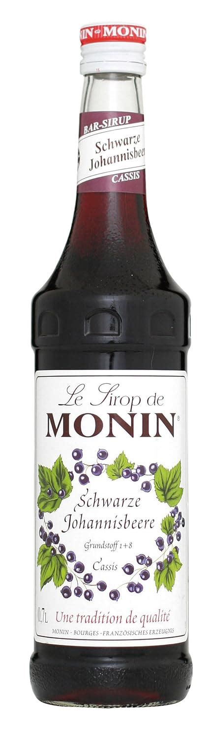 Monin Cassis Schwarze Johannisbeere Sirup 700ml Amazon De