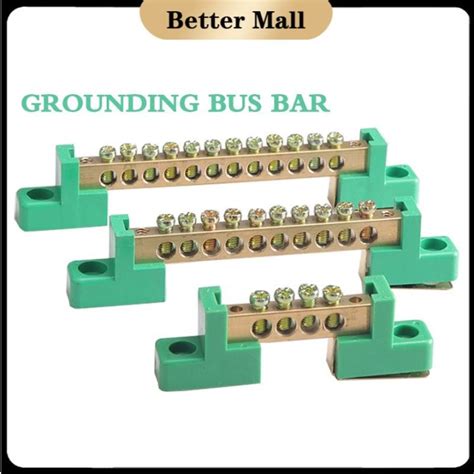 Bus Bar Terminal Grounding Bus Bar Brass 6812 Ways Ground Power