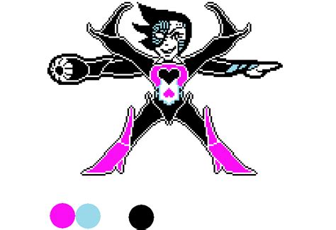 Mettaton Neo Colored Battle Sprite Mettaton Neo Colored Sprite